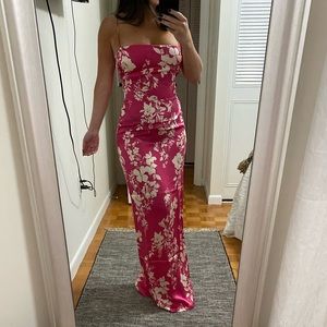 Reformation Frankie Silk dress